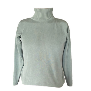 Belford 💯 silk foldover turtle neck